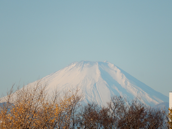 今朝の富士山。今日も宜しく～。東京・練馬より
