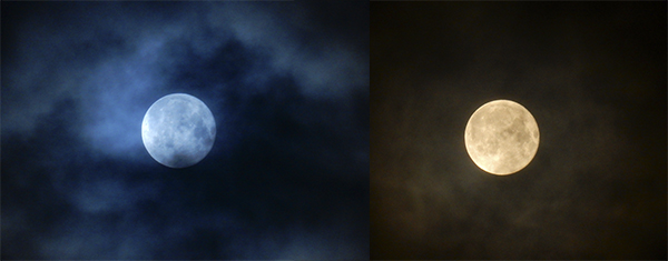 日付は変わったけど、まだ満月と言っていいのかなー。雲の合間から時折見えるお月様。9日午前0時ちょっと過ぎの東京・練馬より。