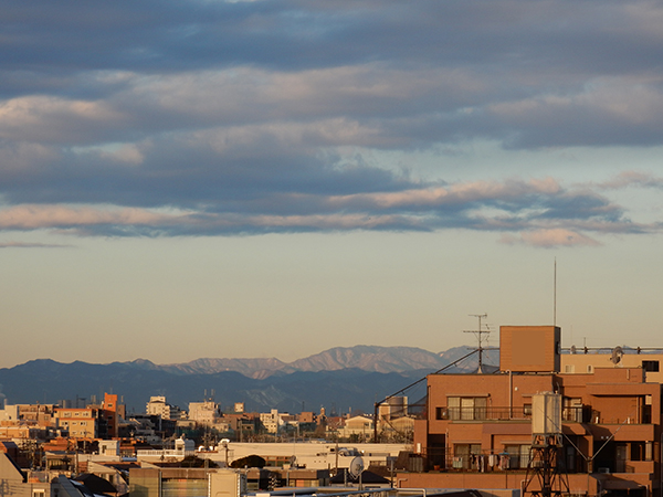 おはよー。今朝、富士山は見えていないけど視界はいいです。今日も宜しく！　東京・練馬より～